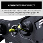 Volante Sim Racing Corsair FANATEC CSL GT3 CRD-9020021-WW agarres sobremoldeados paletas magnéticas palancas analógicas