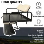 ECOTRIC Kit de Asiento Trasero Abatible para Carrito de Golf Compatible con Yamaha Drive G29 2007-2016 Asiento Trasero A