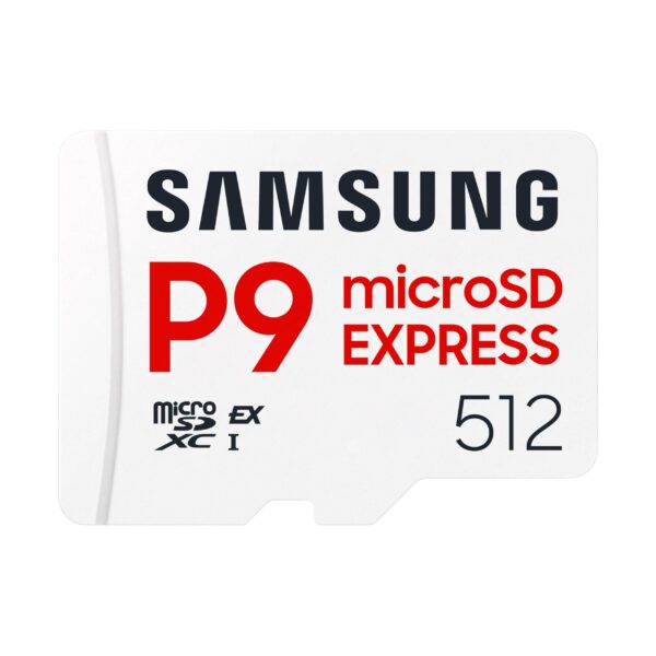 Samsung P9 Express - Tarjeta microSD Express, tarjeta de memoria microSDXC de 512 GB, hasta 800 MB/s, para Nintendo Swit