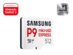 Samsung P9 Express - Tarjeta microSD Express, tarjeta de memoria microSDXC de 512 GB, hasta 800 MB/s, para Nintendo Swit