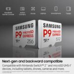 Samsung P9 Express - Tarjeta microSD Express, tarjeta de memoria microSDXC de 512 GB, hasta 800 MB/s, para Nintendo Swit