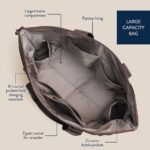 Itzy Ritzy Diaper Bag Tote – Lightweight Weekender with 10 Pockets, Removable Strap, Stroller & Trolley Use