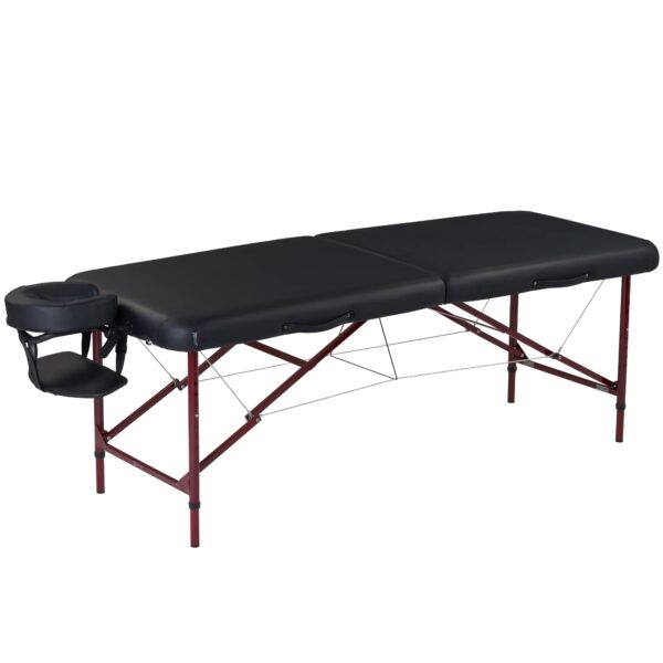 Master Massage Zephyr - Paquete de mesa de masaje portátil y ligera, cama de spa plegable profesional, mesa de tatuaje c
