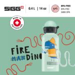Sigg - Botella de agua para niños - KBT - Fabricado en Suiza - Sabor neutro - A prueba de fugas - Ligero - Escuela, Depo