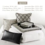 Juego de edredón jacquard felpilla Madison Park Signature E&E Co. Ltd DBA JLA Home MPS10-546 8 piezas Queen todas las es
