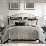 Juego de edredón jacquard felpilla Madison Park Signature E&E Co. Ltd DBA JLA Home MPS10-546 8 piezas Queen todas las es