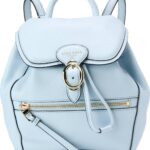 Mochila pequeña con solapa para mujer Cole Haan Alexandria P126279 color azul ballad piel sintética casual accesorios de