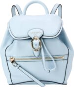 Mochila pequeña con solapa para mujer Cole Haan Alexandria P126279 color azul ballad piel sintética casual accesorios de