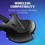 Controlador Guitarra Inalámbrico PDP Riffmaster 500-300-BK para Nintendo Switch 2 y Switch batería recargable 36 horas l