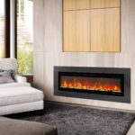 Chimenea Eléctrica DEXSO Fireplace 50 Pulgadas WiFi Alexa 5000 BTU 750/1500W Empotrada/Pared