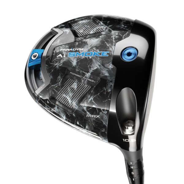 Callaway Golf Paradym AI Smoke Max Driver (derecho, 10.5 grados, 1.76 oz, regular, goma estándar, negro)