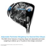 Callaway Golf Paradym AI Smoke Max Driver (derecho, 10.5 grados, 1.76 oz, regular, goma estándar, negro)
