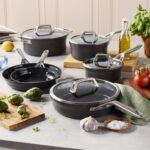 Batería de cocina ZWILLING Motion 1033179 de aluminio anodizado duro con antiadherente de cerámica 10 piezas