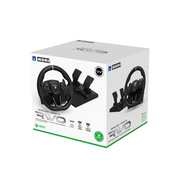 Volante de carreras inalámbrico HORI Overdrive MBS-016U 11 pulgadas pedales Xbox Series X|S Xbox One