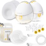 Medela Motion InBra - Extractor de leche eléctrico portátil | Totalmente dentro, manos libres, ajuste cómodo, sin BPA, t