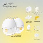 Medela Motion InBra - Extractor de leche eléctrico portátil | Totalmente dentro, manos libres, ajuste cómodo, sin BPA, t