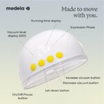 Medela Motion InBra - Extractor de leche eléctrico portátil | Totalmente dentro, manos libres, ajuste cómodo, sin BPA, t