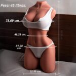 Muñeca sexual de tamaño real de 42 libras para hombres con torso flexible, muñecas sexuales femeninas realistas de tamañ