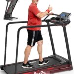 Caminadora Redliro JK15F para Adultos Mayores Plegable Pasamanos Laterales y Frontal Capacidad 400 Libras Inclinacion 0-