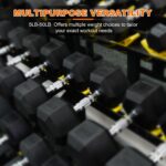 Fitvids Rubber Encased Hex Dumbbell Set Contoured Handle for Muscle Toning, Strength Building & Full Body Workout, 60LB,