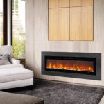 Chimenea eléctrica empotrada y de pared 50 pulgadas EliteEdge con app WiFi, control táctil y calor dual