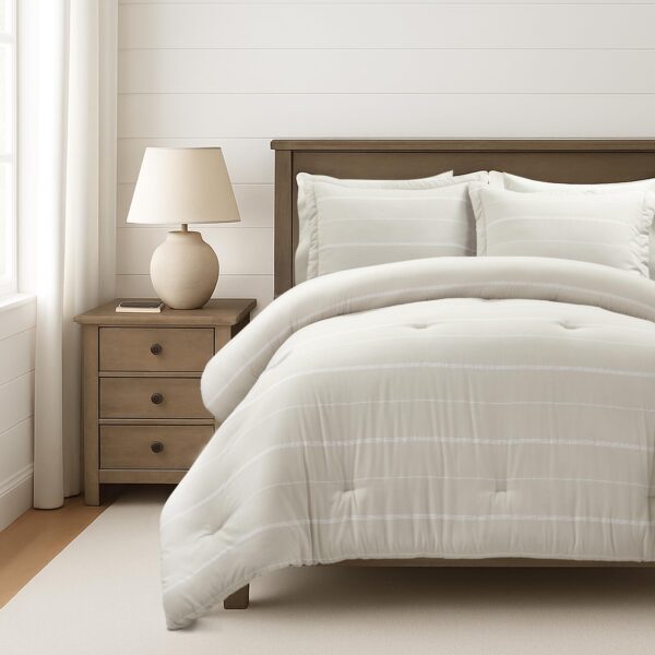 Juego de edredón King California King Triangle Home Fashions 194938761758 Lush Decor Classic Riverside Farmhouse tejido
