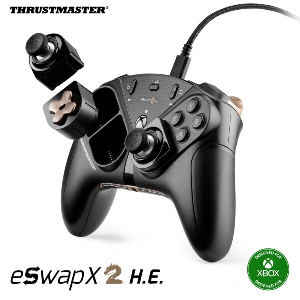 Control Thrustmaster ESWAP X2 H.E 4460325 sin deriva efecto Hall botones mecánicos hot-swap Xbox PC