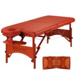 Master Massage Fairlane - Mesa de masaje portátil de tamaño deportivo de 28 pulgadas, ligera y de apoyo con accesorios a
