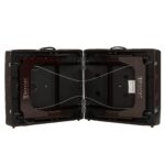 Master Supreme - Mesa de masaje portátil extra ancha de 31 pulgadas, cama de spa de espuma viscoelástica de 3 pulgadas,