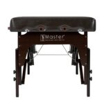 Master Supreme - Mesa de masaje portátil extra ancha de 31 pulgadas, cama de spa de espuma viscoelástica de 3 pulgadas,
