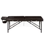 Master Supreme - Mesa de masaje portátil extra ancha de 31 pulgadas, cama de spa de espuma viscoelástica de 3 pulgadas,