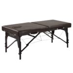 Master Supreme - Mesa de masaje portátil extra ancha de 31 pulgadas, cama de spa de espuma viscoelástica de 3 pulgadas,