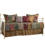 Juego de sofá cama acolchado de retazos Greenland Home Fashions GL-0911AD7P 100% algodón 7 piezas estilo antiguo