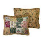 Juego de sofá cama acolchado de retazos Greenland Home Fashions GL-0911AD7P 100% algodón 7 piezas estilo antiguo