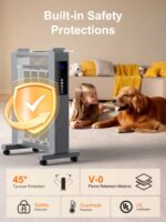 Calentador Convección Uthfy JH-DRM01-15R 1500W 26" 3 Lados