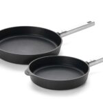 Juego de sartenes Woll Eco Logic Pro WONBPLCISET0006Q aluminio fundido 9.5 y 11 pulgadas mango de acero inoxidable antia