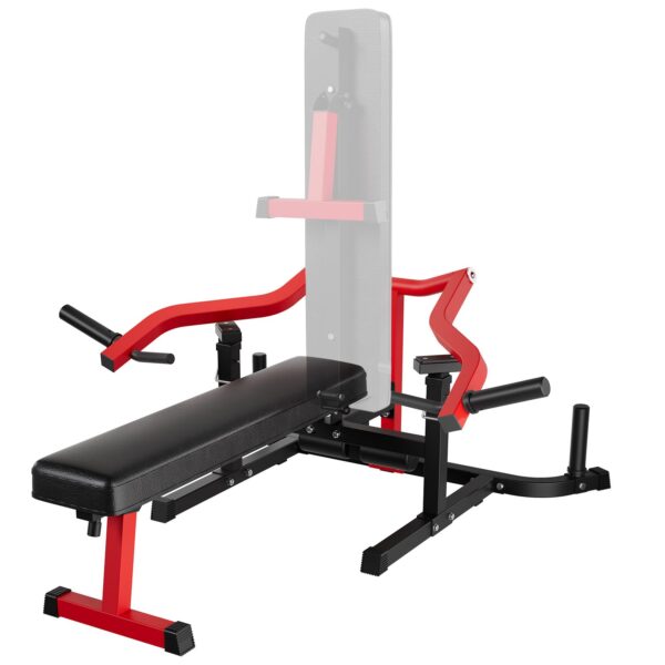 Máquina de prensa de pecho para gimnasio en casa, máquina de prensa de banco multifuncional de 1250 libras con brazos co