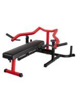 Máquina de prensa de pecho para gimnasio en casa, máquina de prensa de banco multifuncional de 1250 libras con brazos co