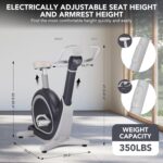 Bicicleta estática multifunción 5 en 1 PeakPursuit resistencia magnética 32 niveles 350 libras correa silenciosa