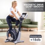 Bicicleta estática multifunción 5 en 1 PeakPursuit resistencia magnética 32 niveles 350 libras correa silenciosa