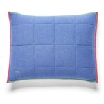 Juego de edredón de algodón Lacoste Westover LACQLT3-004 3 piezas tamaño King azul certificado Oeko-TEX para todas las e