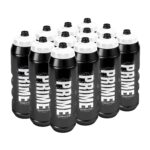 Botellas de agua deportivas Prime Hydration PHSQB1L12BWG 32 oz sin BPA a prueba de fugas paquete de 12 piezas