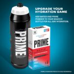 Botellas de agua deportivas Prime Hydration PHSQB1L12BWG 32 oz sin BPA a prueba de fugas paquete de 12 piezas