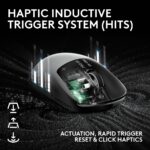 Mouse Inalámbrico Logitech G PRO X2 SUPERSTRIKE Interruptores Analógicos Magnéticos Hápticos Ajustables 60g USB-C Sondeo