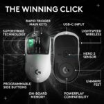 Mouse Inalámbrico Logitech G PRO X2 SUPERSTRIKE Interruptores Analógicos Magnéticos Hápticos Ajustables 60g USB-C Sondeo