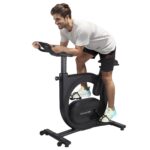 Bicicleta estática GAOMON resistencia magnética 32 niveles pantalla LED conectividad Bluetooth app música uso doméstico