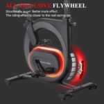 Bicicleta estática GAOMON resistencia magnética 32 niveles pantalla LED conectividad Bluetooth app música uso doméstico