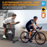 Bicicleta estática GAOMON resistencia magnética 32 niveles pantalla LED conectividad Bluetooth app música uso doméstico