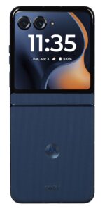 total wireless Motorola Moto razr (2025), 256GB, 5G, bloqueado a pantalla pOLED plegable de 6.9", pantalla externa de 3.