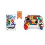 Super Mario Bros.™ Wonder (Nintendo Switch) + PowerA Enhanced Wireless Mario Pop Controller Bundle